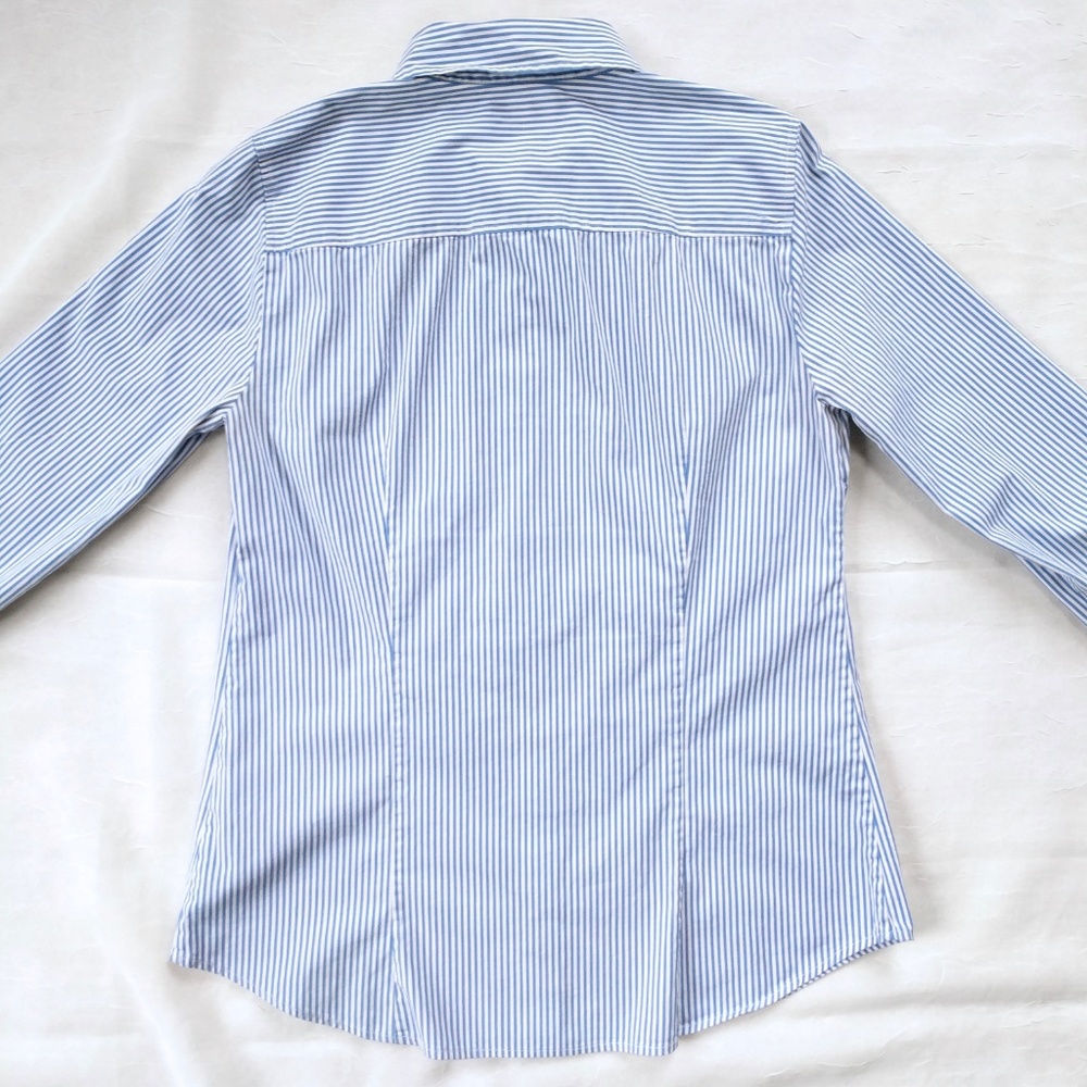 J.Crew Striped Classic Button-up Shirt Poplin S - Picture 5 of 6